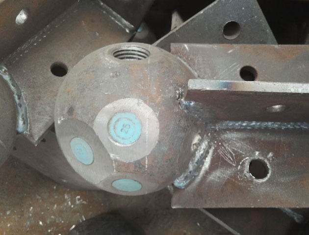 泰兴螺栓球球塞，网架配件