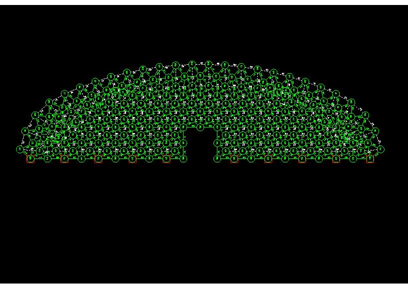 泰兴锡林浩特91跨，1000米长干煤棚网架设计