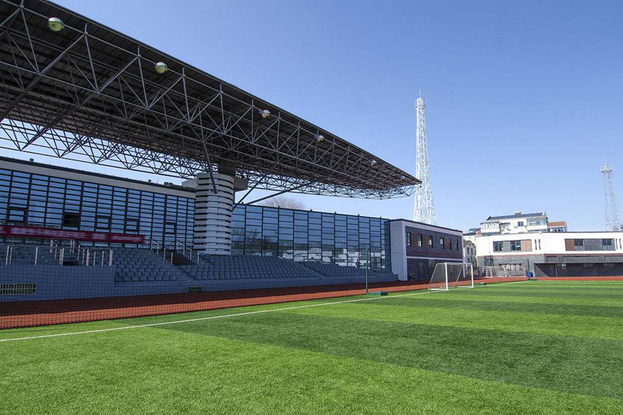 泰兴体育场看台网架工程