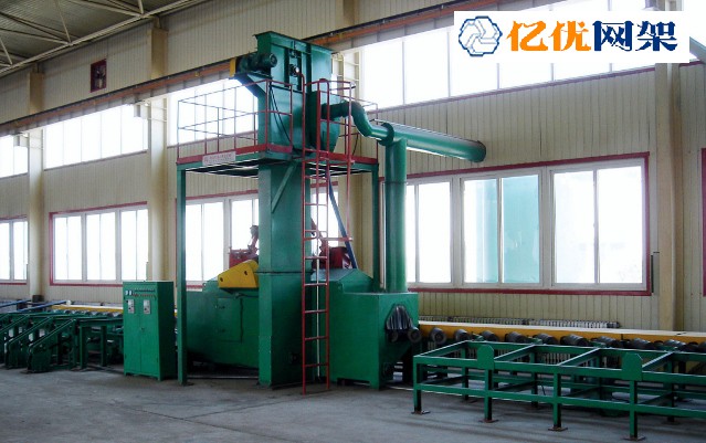 泰兴网架抛丸车间